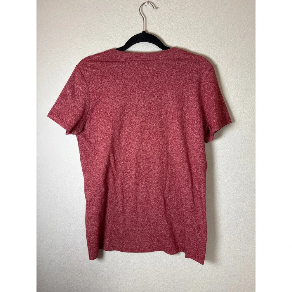 Nike Arkansas Razorbacks Wooo Pig Sooie T-Shirt Womens Large Red Heather Tee